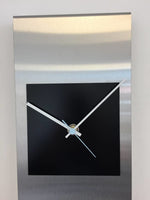 BeoXL - Wandklok RVS Cassiopee Black Square
