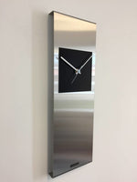 BeoXL - Wandklok RVS Cassiopee Black Square