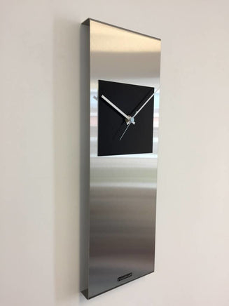 BeoXL - Wandklok RVS Cassiopee Black Square