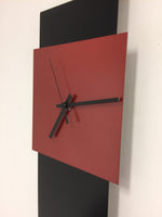 BeoXL - Wandklok LaBrand Export Design Zwart & Briljant Rood Dutch Design