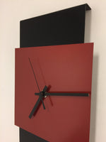 BeoXL - Wandklok LaBrand Export Design Zwart & Briljant Rood Dutch Design