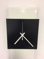 BeoXL - Wandklok LaBrand Export Line White & Black Square Modern Dutch Design