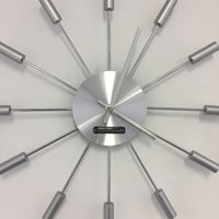 BeoXL - Wandklok Silver SUN modern design