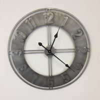 BeoXL - Wandklok Silver Saloon Vintage Design