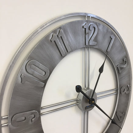 BeoXL - Wandklok Silver Saloon Vintage Design