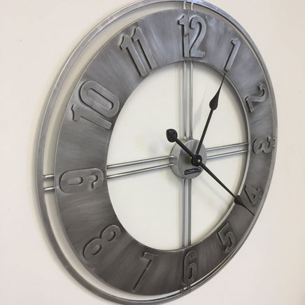 BeoXL - Wandklok Silver Saloon Vintage Design