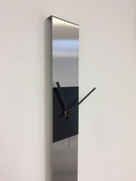 BeoXL - Wandklok SUMMIT BLACK SQUARE MODERN DUTCH DESIGN BLACK POINTERS