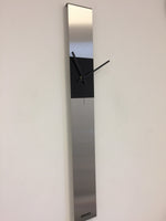 BeoXL - Wandklok SUMMIT BLACK SQUARE MODERN DUTCH DESIGN BLACK POINTERS