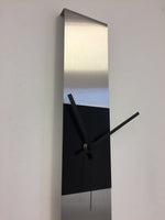 BeoXL - Wandklok SUMMIT BLACK SQUARE MODERN DUTCH DESIGN BLACK POINTERS