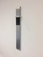 BeoXL - Wandklok SUMMIT BLACK SQUARE MODERN DUTCH DESIGN BLACK POINTERS
