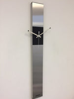 BeoXL - Wandklok SUMMIT BLACK SQUARE MODERN DUTCH DESIGN WHITE POINTERS