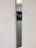 BeoXL - Wandklok SUMMIT BLACK SQUARE MODERN DUTCH DESIGN WHITE POINTERS