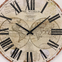 BeoXL - Wandklok wereld retro design