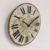 BeoXL - Wandklok wereld retro design
