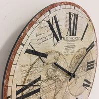 BeoXL - Wandklok wereld retro design