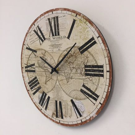 BeoXL - Wandklok wereld retro design