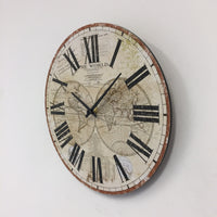 BeoXL - Wandklok wereld retro design