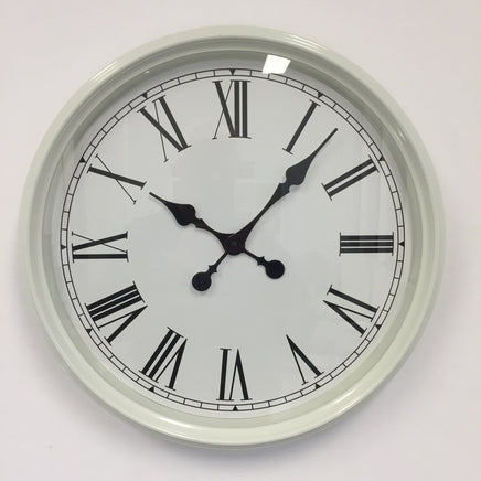BeoXL - Wandklok Orleans retro wit design