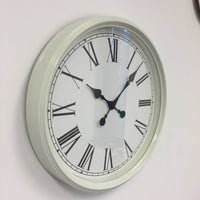 BeoXL - Wandklok Orleans retro wit design