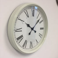 BeoXL - Wandklok Orleans retro wit design