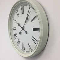 BeoXL - Wandklok Orleans retro wit design