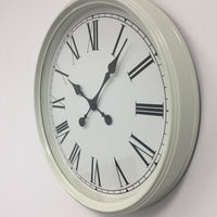 BeoXL - Wandklok Orleans retro wit design