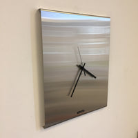 BeoXL - Wandklok TIMES SQUARE NEW YORK SILVER Modern Dutch Design