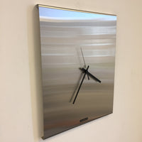 BeoXL - Wandklok TIMES SQUARE NEW YORK SILVER Modern Dutch Design