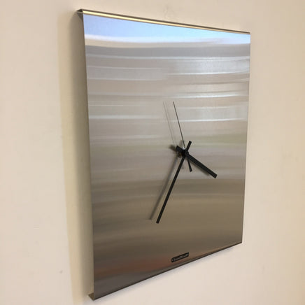BeoXL - Wandklok TIMES SQUARE NEW YORK SILVER Modern Dutch Design