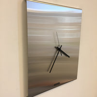 BeoXL - Wandklok TIMES SQUARE NEW YORK SILVER Modern Dutch Design