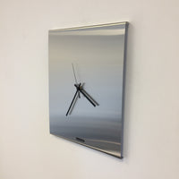 BeoXL - Wandklok TIMES SQUARE NEW YORK SILVER Modern Dutch Design
