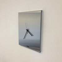 BeoXL - Wandklok TIMES SQUARE NEW YORK SILVER Modern Dutch Design