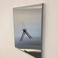BeoXL - Wandklok TIMES SQUARE NEW YORK SILVER Modern Dutch Design