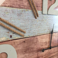 BeoXL - Wandklok WOOD & ROPE