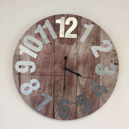 BeoXL - Wandklok WOOD & METAL