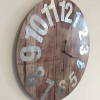 BeoXL - Wandklok WOOD & METAL