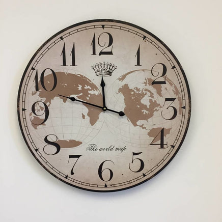 BeoXL - Wandklok The World Map