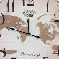 BeoXL - Wandklok The World Map