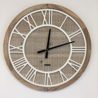 BeoXL - Wandklok ROMAN WOOD modern design