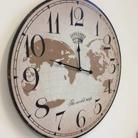 BeoXL - Wandklok The World Map
