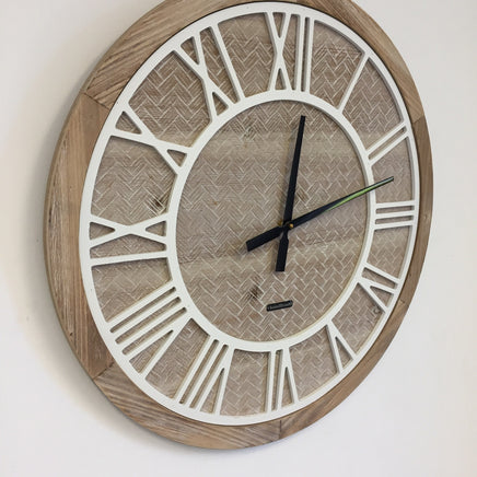 BeoXL - Wandklok ROMAN WOOD modern design