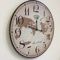 BeoXL - Wandklok The World Map