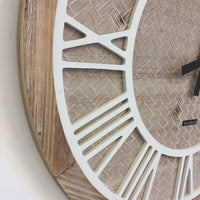 BeoXL - Wandklok ROMAN WOOD modern design