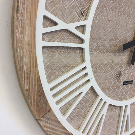 BeoXL - Wandklok ROMAN WOOD modern design