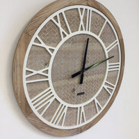 BeoXL - Wandklok ROMAN WOOD modern design