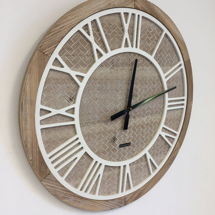 BeoXL - Wandklok ROMAN WOOD modern design