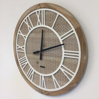BeoXL - Wandklok ROMAN WOOD modern design