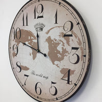 BeoXL - Wandklok The World Map