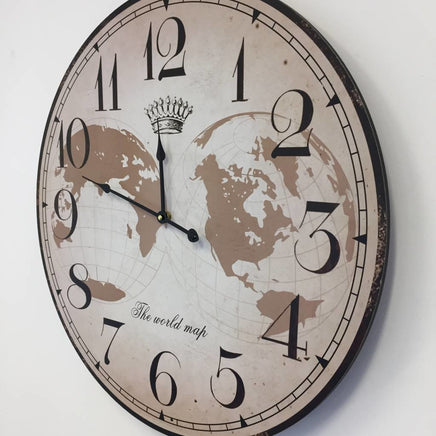 BeoXL - Wandklok The World Map