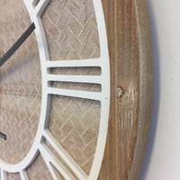 BeoXL - Wandklok ROMAN WOOD modern design